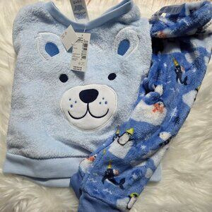 PJ Place Winter Animal Themed Pajama Set